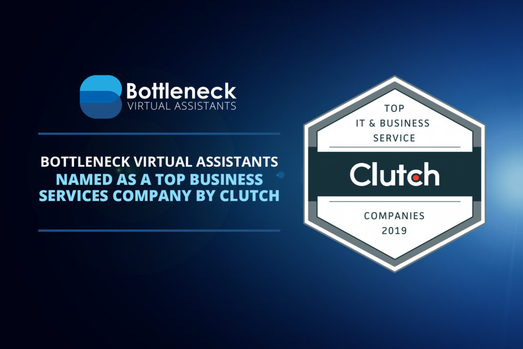 Bottleneck Distant Assistants Named as a Top Business Services Company by Clutch