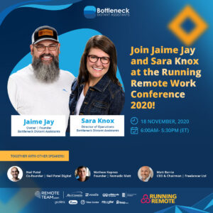 Join Jaime and Sara for the Running Remote Conference Keynote Presentation