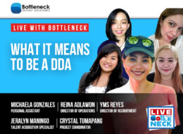 What it takes to be a DDA Live with Bottleneck Wordpress