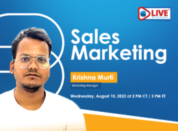 Sales Marketing with Krishna Murti