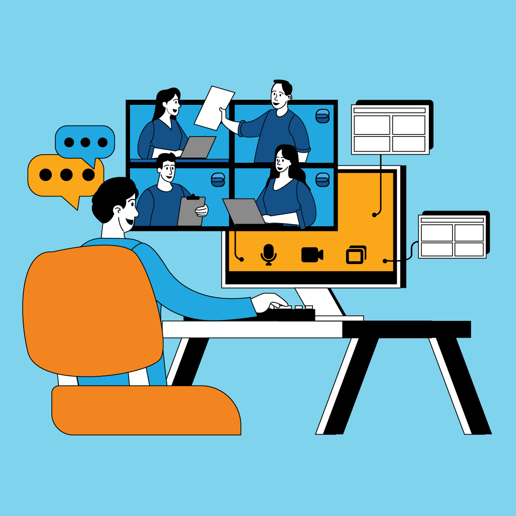 Virtual assistant meetings via Zoom