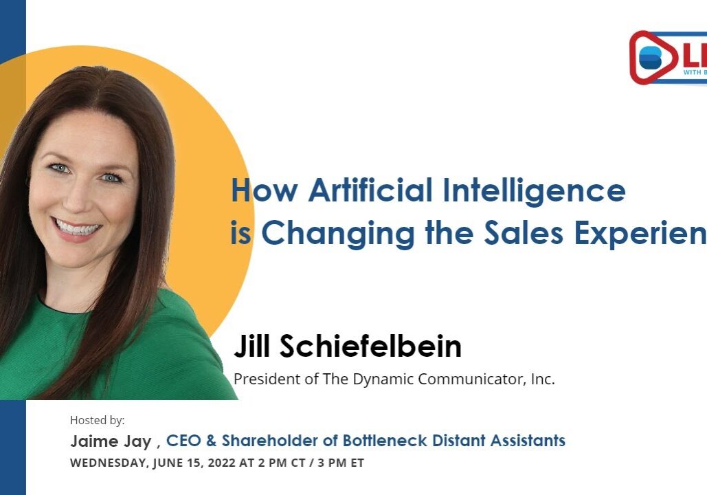 How Artificial Intelligence is Changing the Sales Experience with Jill Schiefelbein